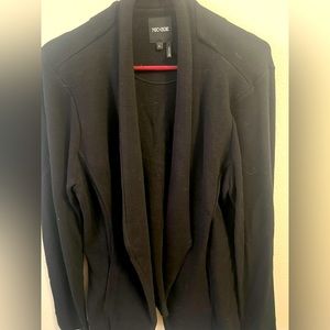 Nic & Zoe black cardigan like sweater size large